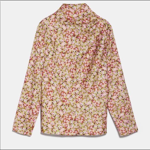 Zara floral pleated skirt pants set with top - Picture 11 of 15